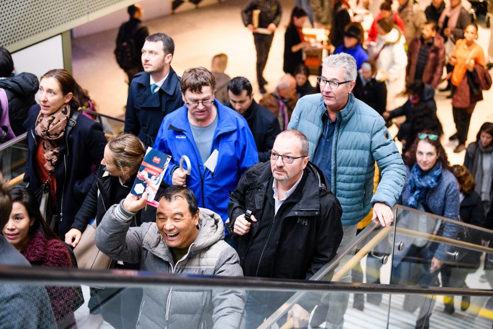 Impressionen von der Eroeffnung der Mall Of Switzerland, fotografiert am Mittwoch, 8. November 2017 in Ebikon. (PPR/Manuel Lopez).