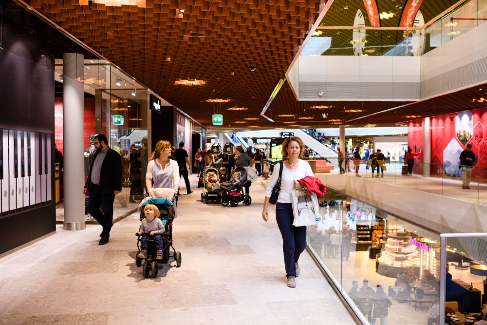 Impressionen von der Eroeffnung der Mall Of Switzerland, fotografiert am Mittwoch, 8. November 2017 in Ebikon. (PPR/Manuel Lopez).